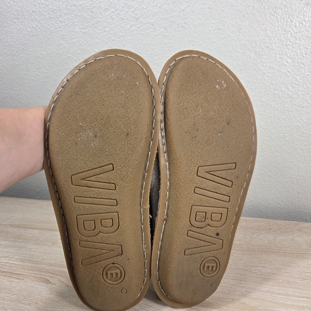 VIBAe ZUMA Linen Slip-On Shoes Unisex EU 41 Men's 8 Women's 10 Beige Gray - Picture 7 of 11